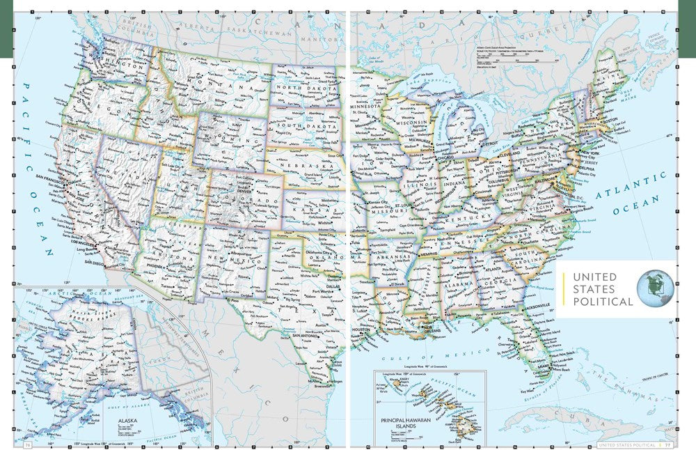 National Geographic Concise Atlas of the World, 5th edition: Authoritative and complete, with more than 200 maps and illustrations