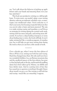 How to Write a Lot