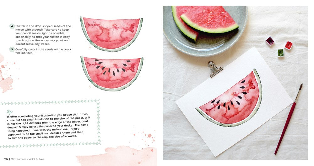 Watercolor Wild and Free