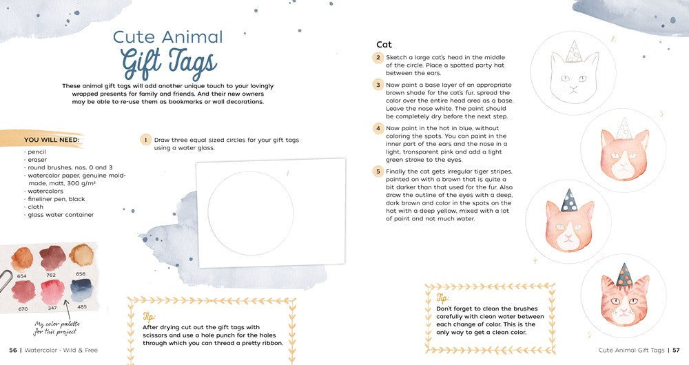 Watercolor Wild and Free