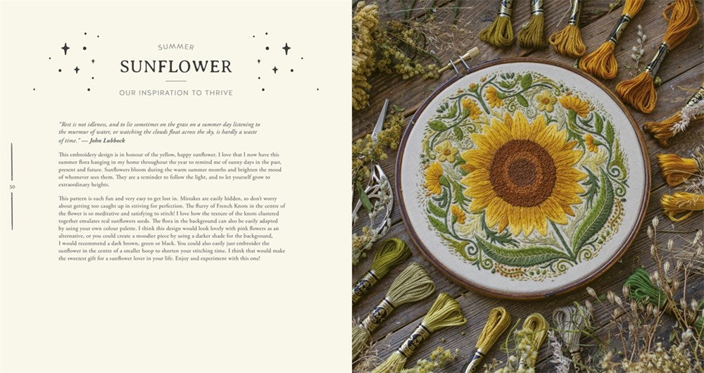 Paint with Thread: A step-by-step guide to embroidery through the seasons