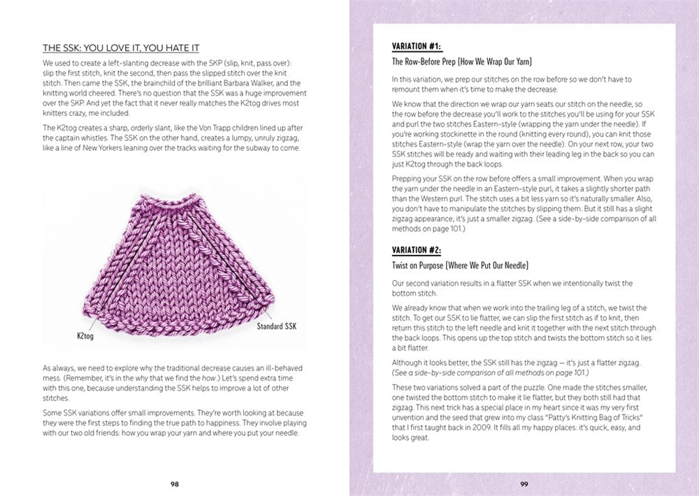 Patty Lyons' Knitting Bag of Tricks: Over 70 sanity saving hacks for better knitting