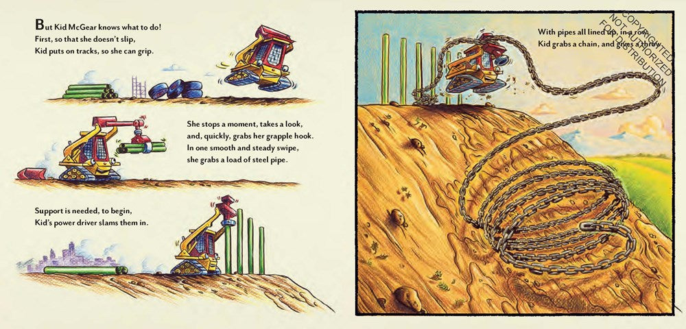 Three Cheers for Kid McGear!: (Family Read Aloud Books, Construction Books for Kids, Children's New Experiences Books, Stories in Verse)