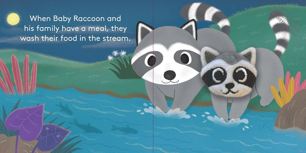 Baby Raccoon: Finger Puppet Book