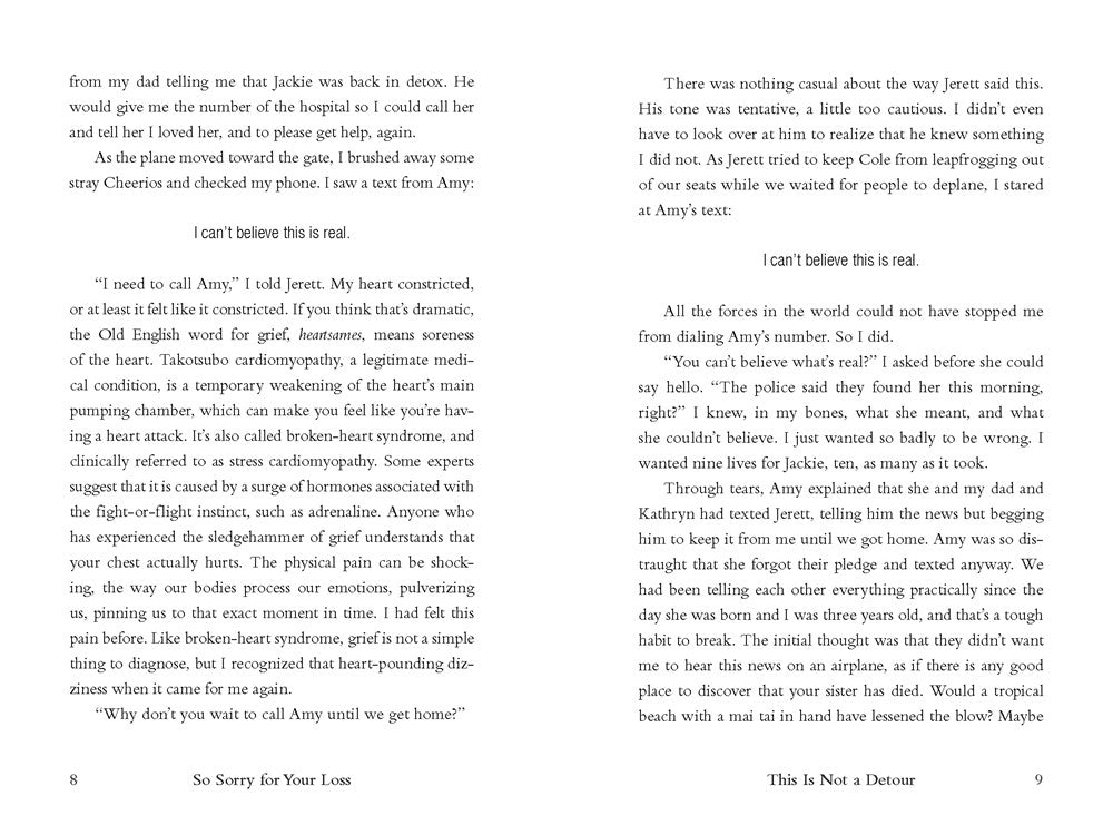 So Sorry for Your Loss: How I Learned to Live with Grief, and Other Grave Concerns