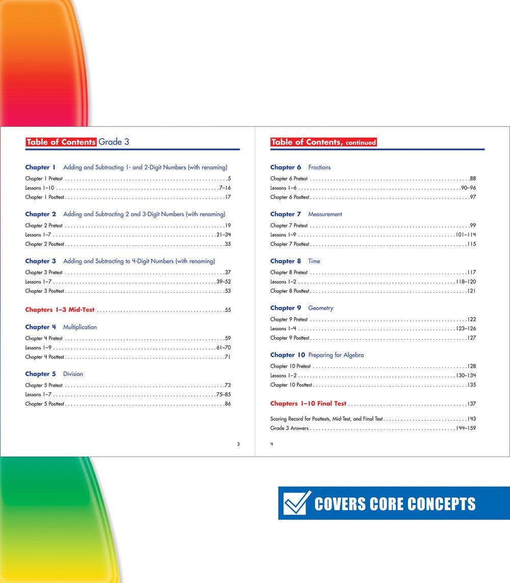 Spectrum Math Workbook, Grade 3