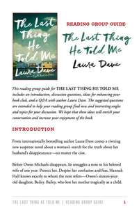 The Last Thing He Told Me: A Novel