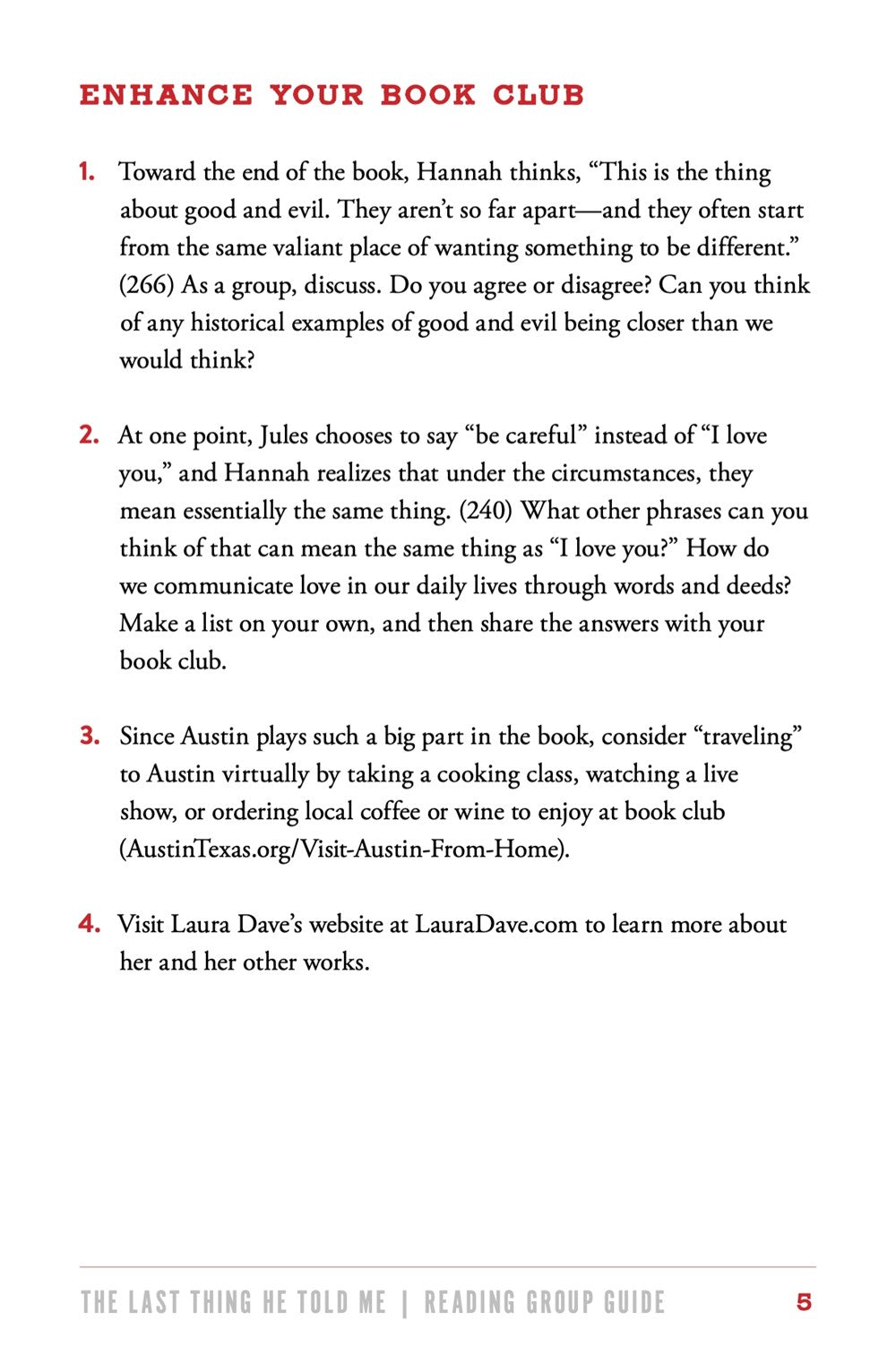 The Last Thing He Told Me: A Novel