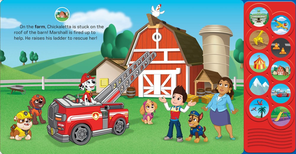 Nickelodeon PAW Patrol: Land, Sea, and Sky! Sound Book