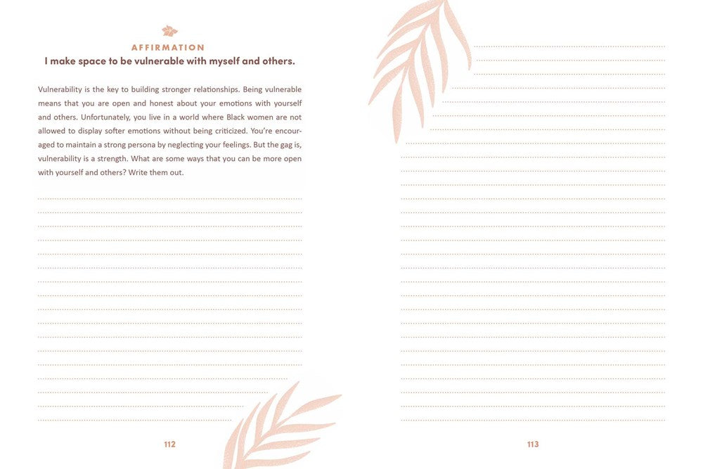 Affirmations for Black Women: A Journal