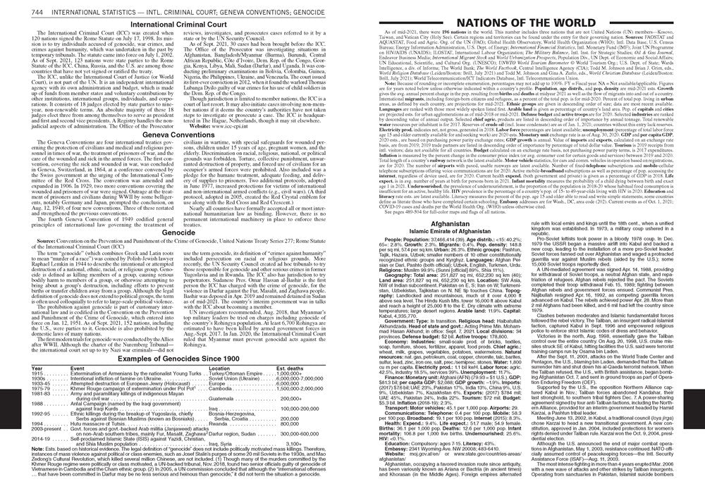 The World Almanac and Book of Facts 2023