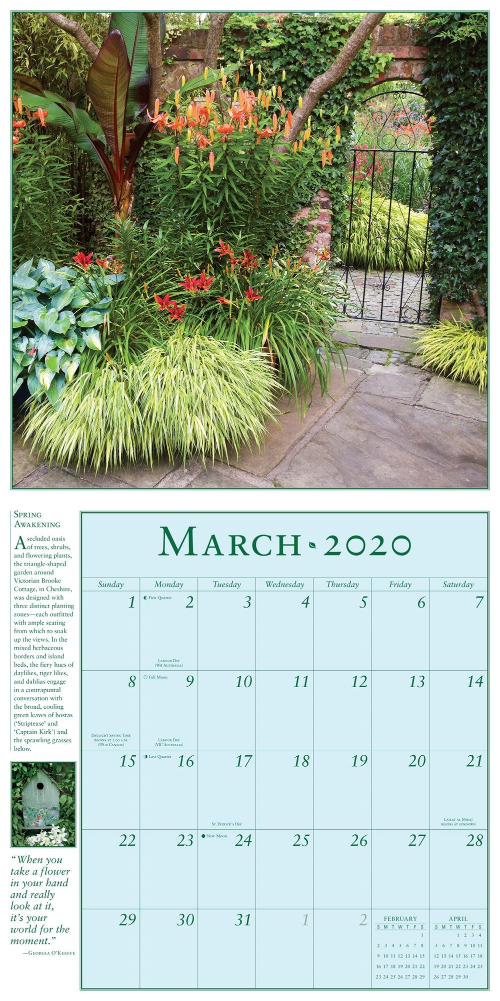 Secret Garden Wall Calendar 2020