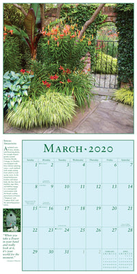 Secret Garden Wall Calendar 2020