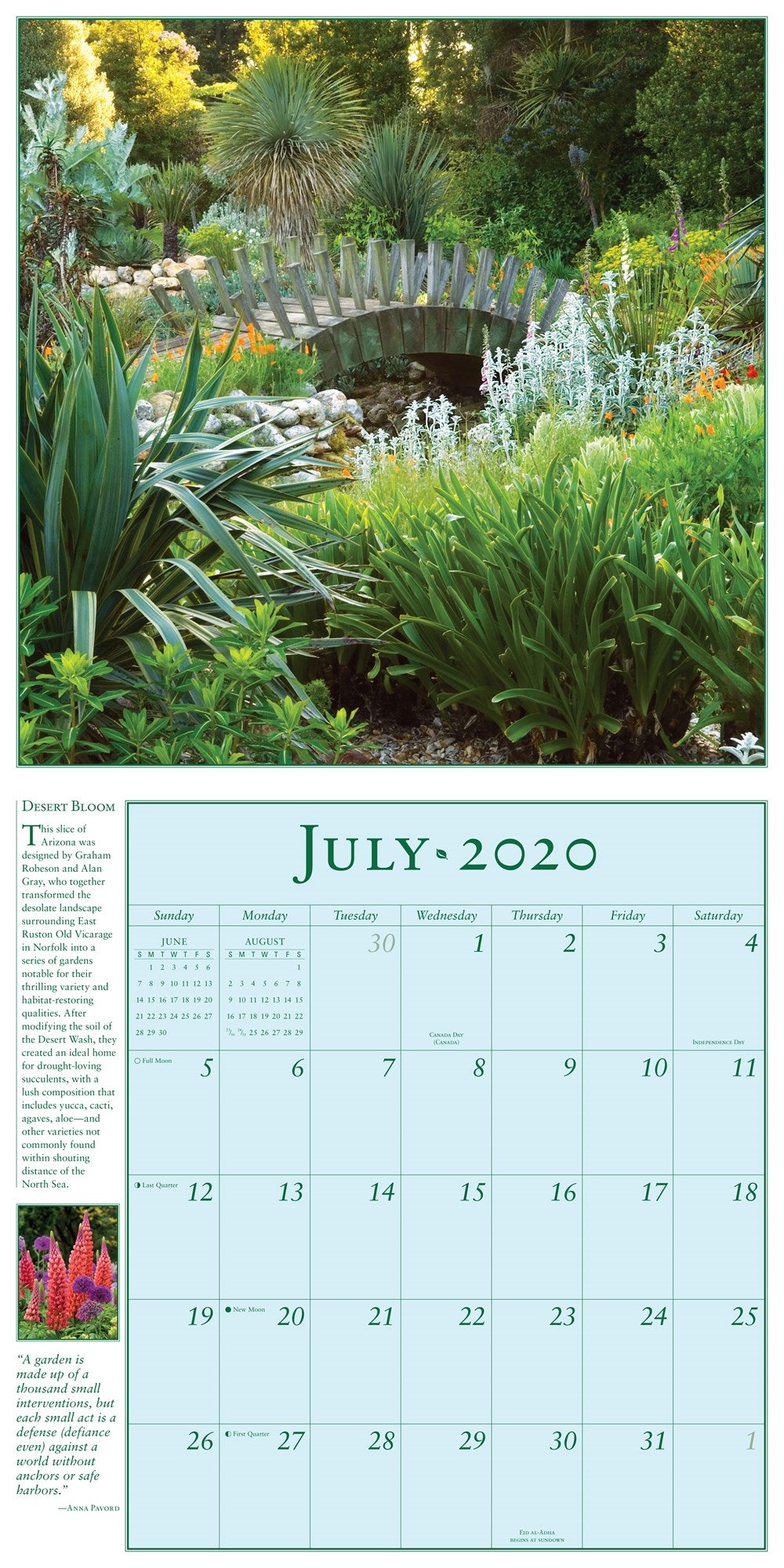 Secret Garden Wall Calendar 2020
