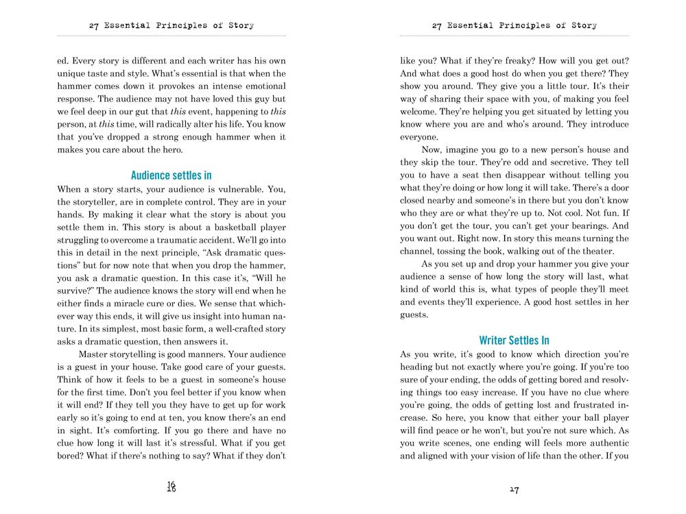 27 Essential Principles of Story