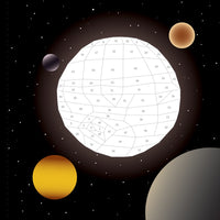 Paint by Sticker Kids: Outer Space : Create 10 Pictures One Sticker at a Time! Includes Glow-in-the-Dark Stickers