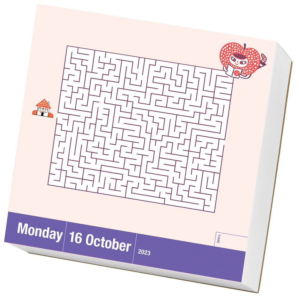 Maze-A-Day Page-A-Day Calendar 2023