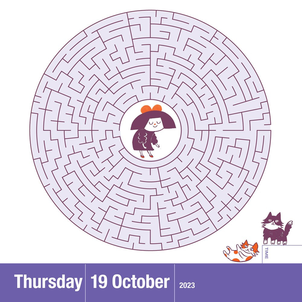 Maze-A-Day Page-A-Day Calendar 2023