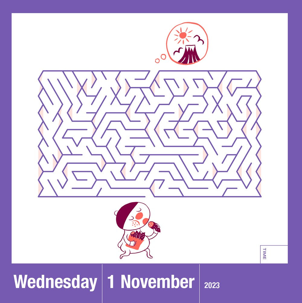 Maze-A-Day Page-A-Day Calendar 2023