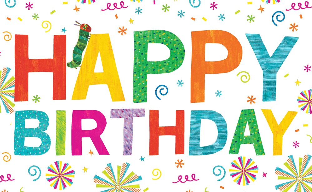 Happy Birthday from The Very Hungry Caterpillar