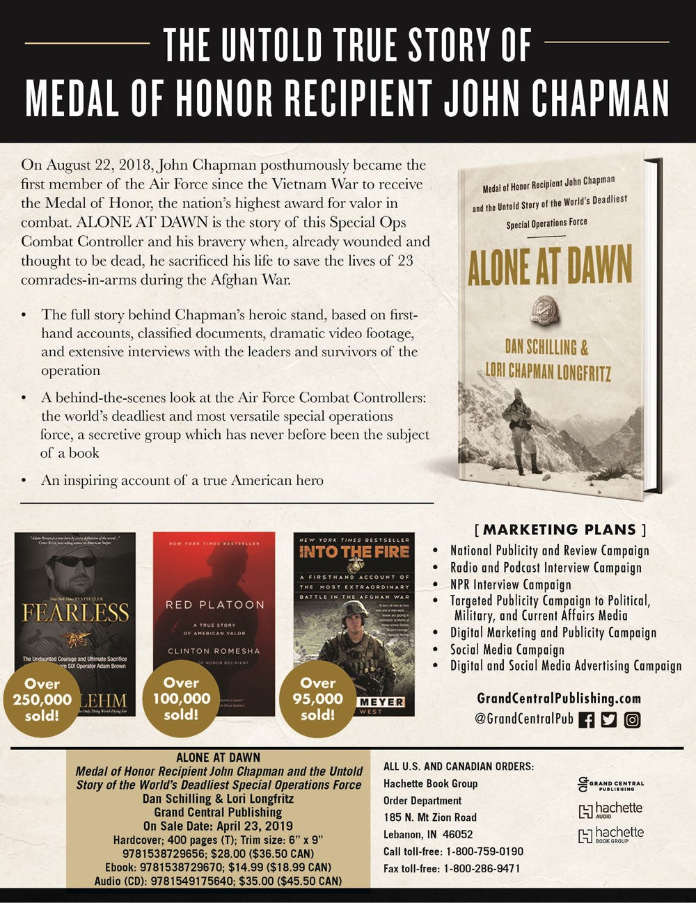 Alone at Dawn: Medal of Honor Recipient John Chapman and the Untold Story of the World's Deadliest Special Operations Force