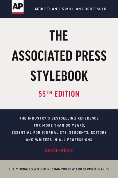 The Associated Press Stylebook: 2020-2022