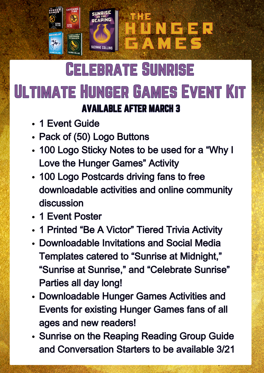 Sunrise on the Reaping (A Hunger Games Novel)