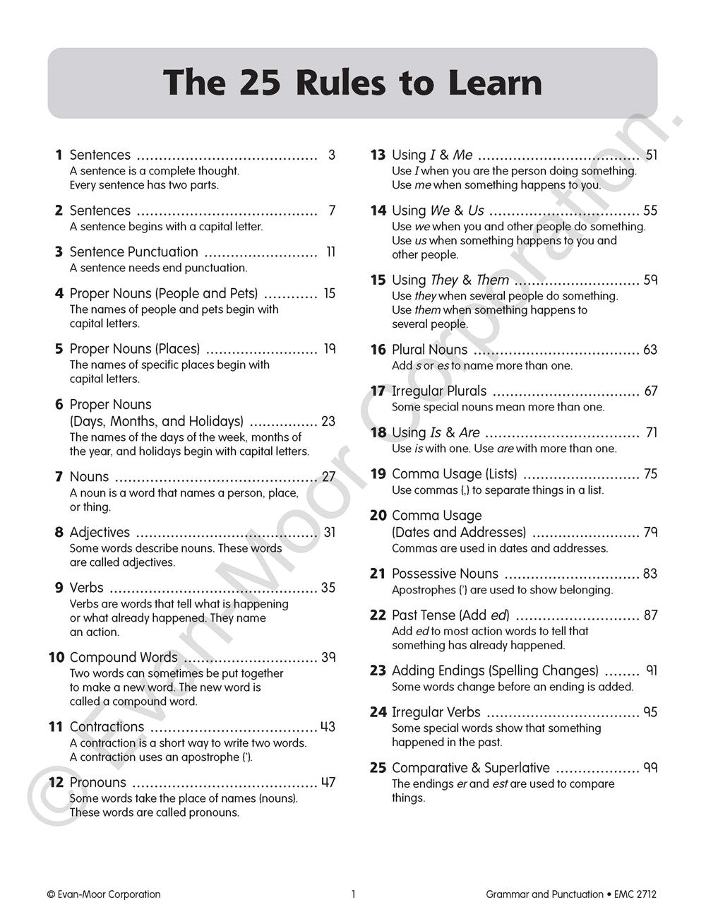 Grammar & Punctuation, Grade 2 Teacher Resource