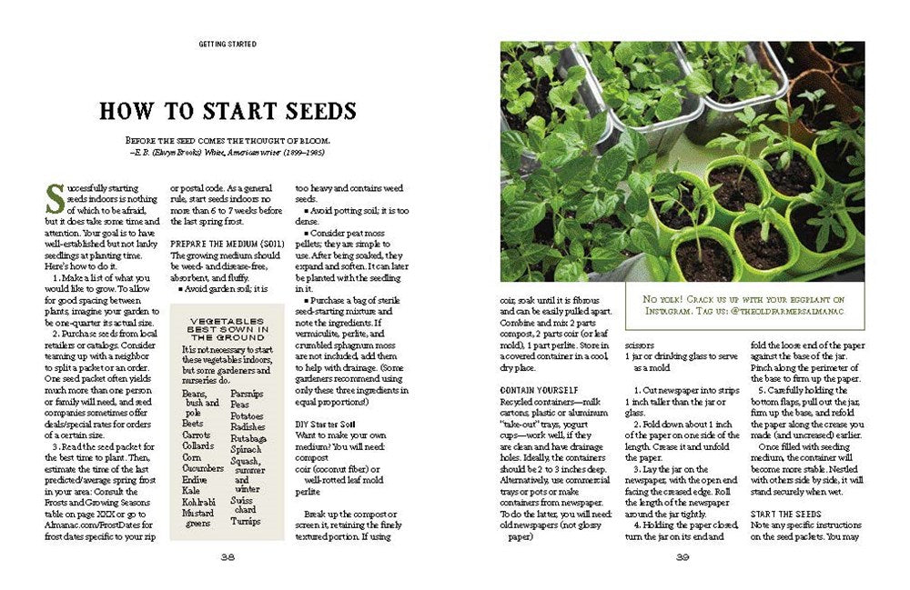 The Old Farmer's Almanac Vegetable Gardener’s Handbook