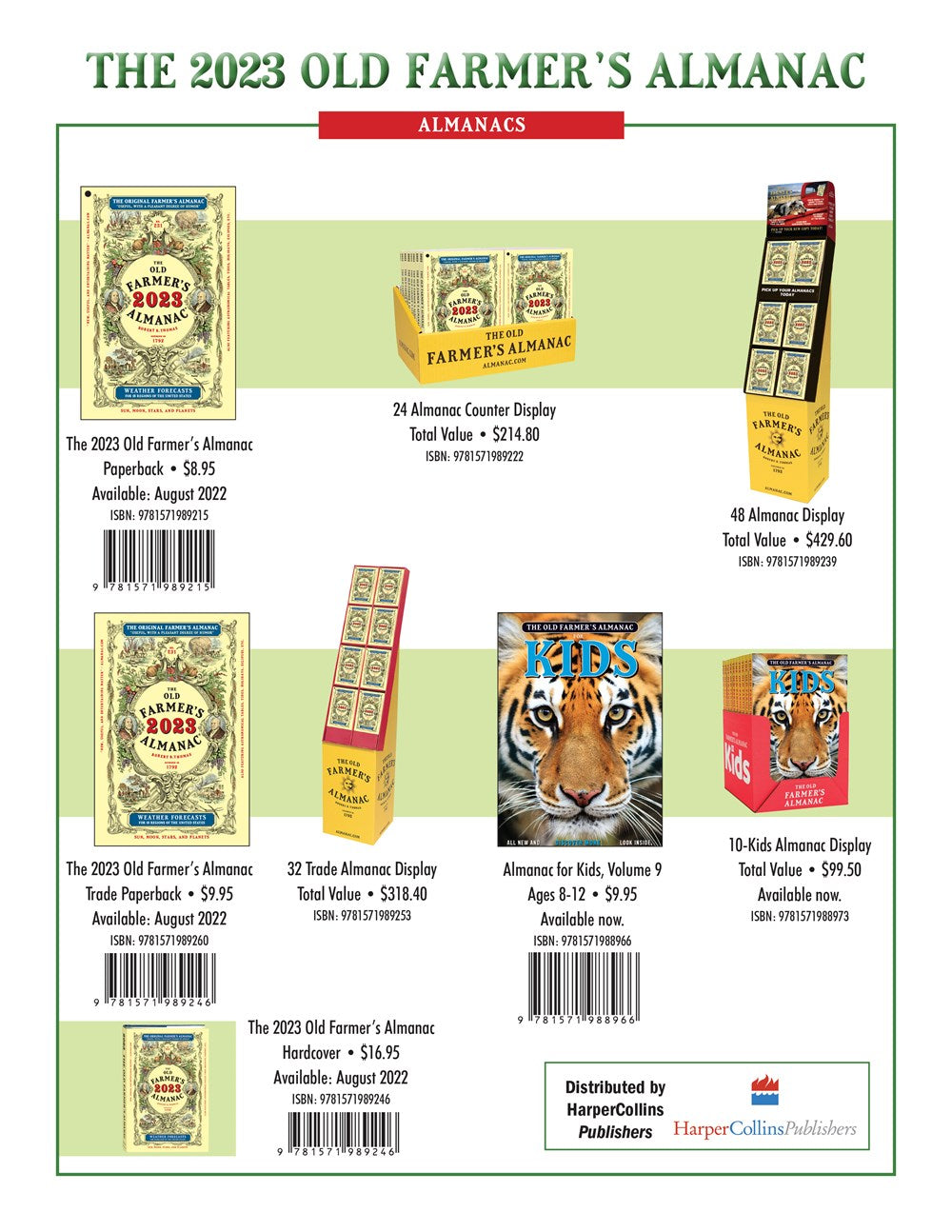 The 2023 Old Farmer's Almanac Trade Edition