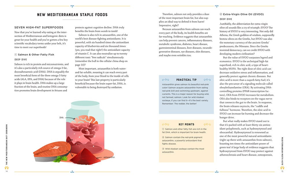 The New Mediterranean Diet Cookbook: The Optimal Keto-Friendly Diet that Burns Fat, Promotes Longevity, and Prevents Chronic Disease