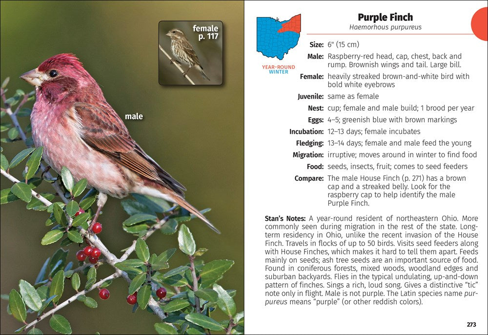 Birds of Ohio Field Guide  (3rd Edition, Revised)