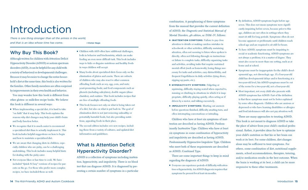 The Kid-Friendly ADHD & Autism Cookbook, 3rd edition