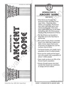 History Pockets: Ancient Rome, Grade 4 - 6 Teacher Resource