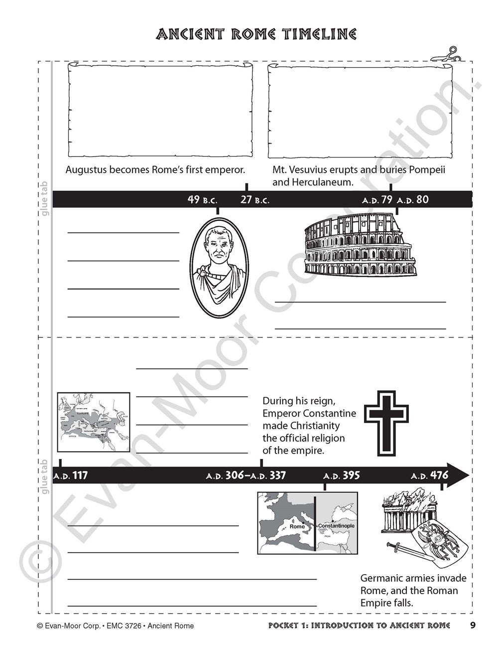 History Pockets: Ancient Rome, Grade 4 - 6 Teacher Resource
