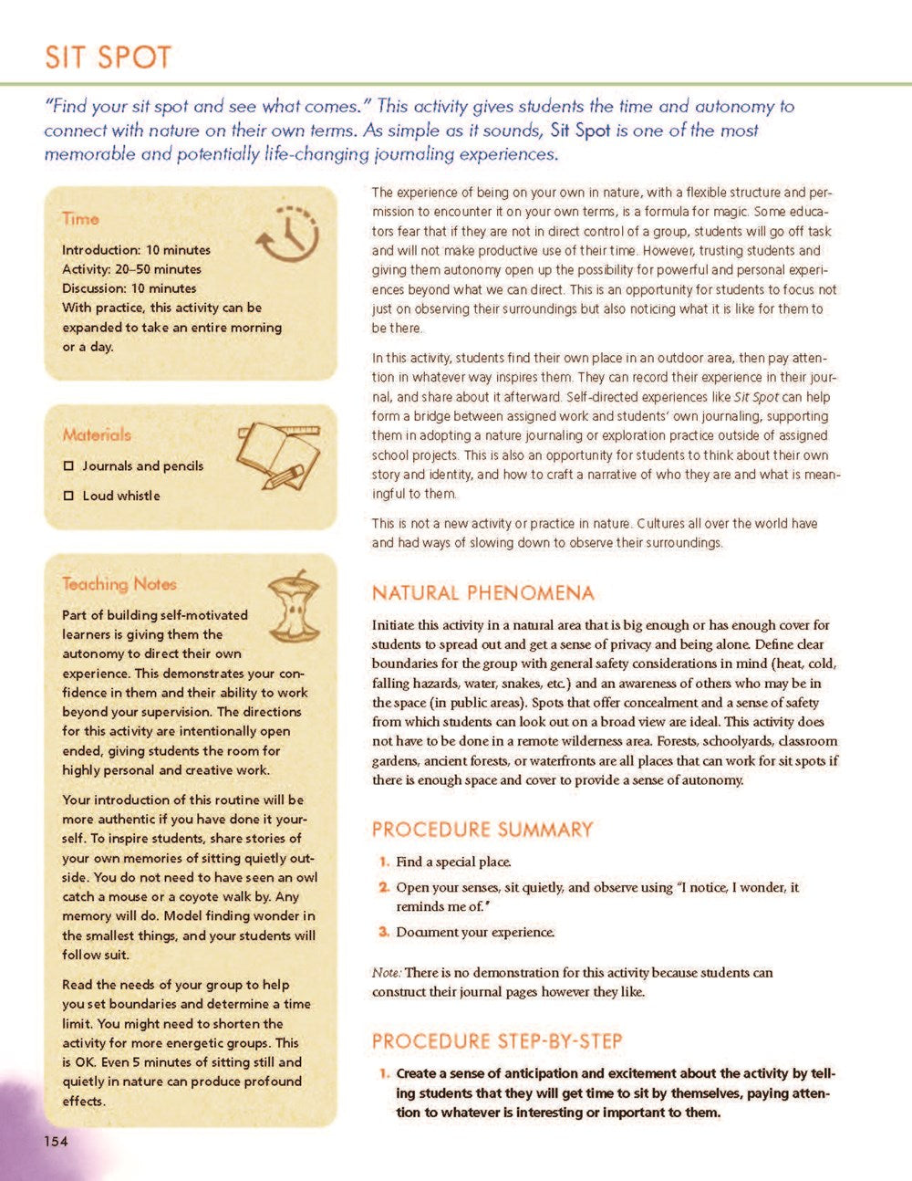 How to Teach Nature Journaling