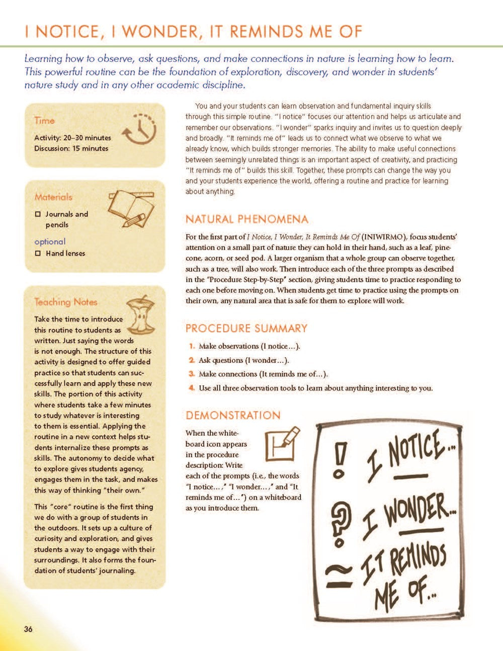 How to Teach Nature Journaling
