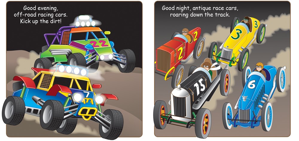 Good Night Race Cars