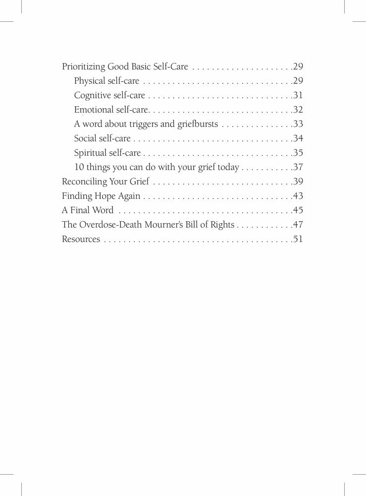 Understanding Your Grief after a Drug-Overdose Death
