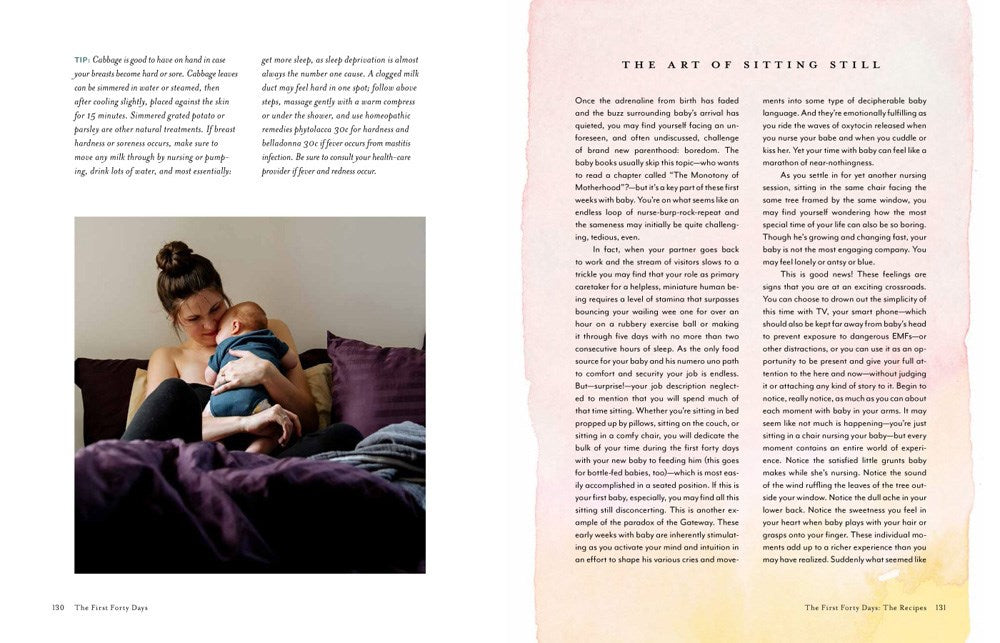 The First Forty Days: The Essential Art of Nourishing the New Mother