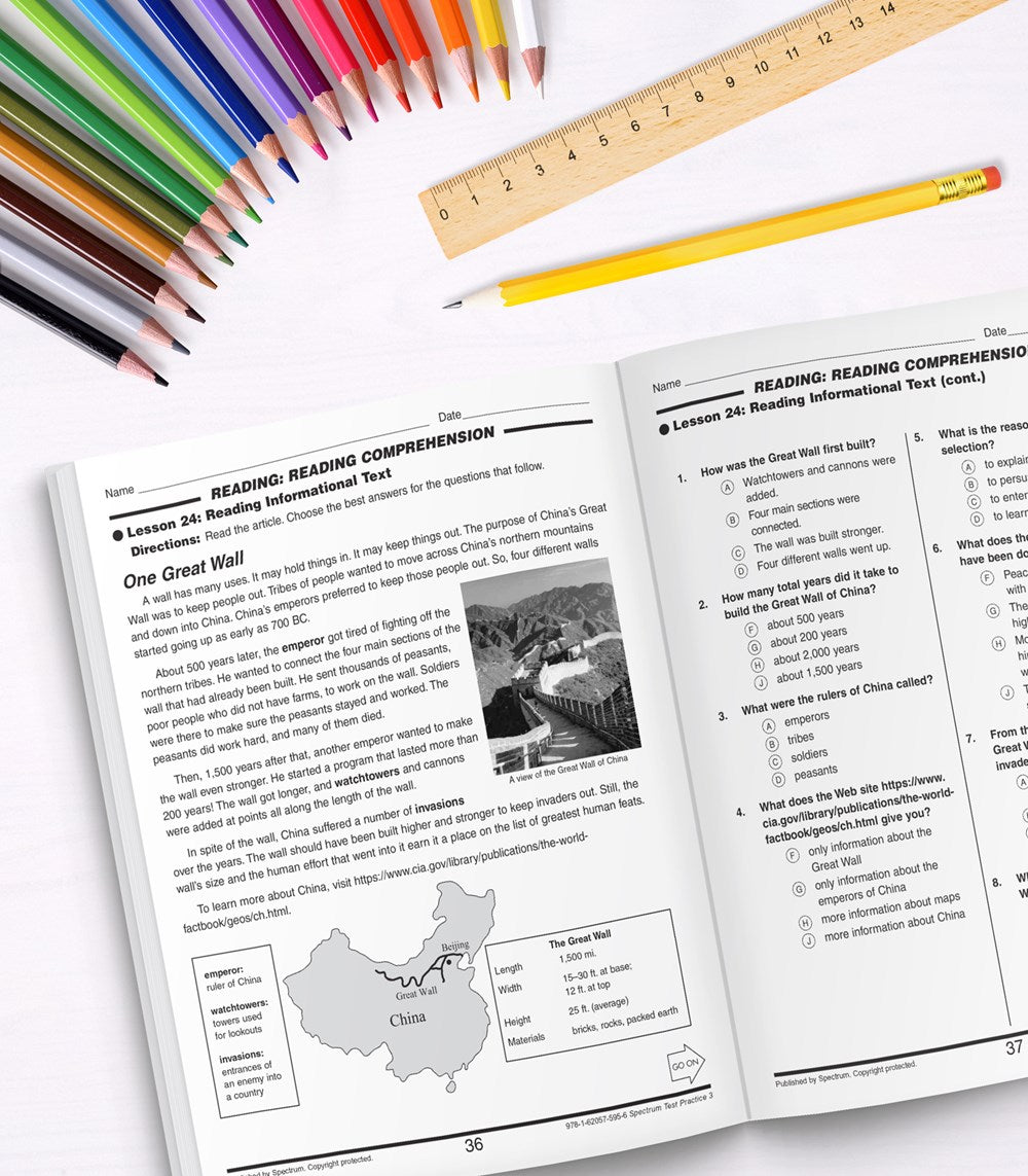 Spectrum Test Practice, Grade 3