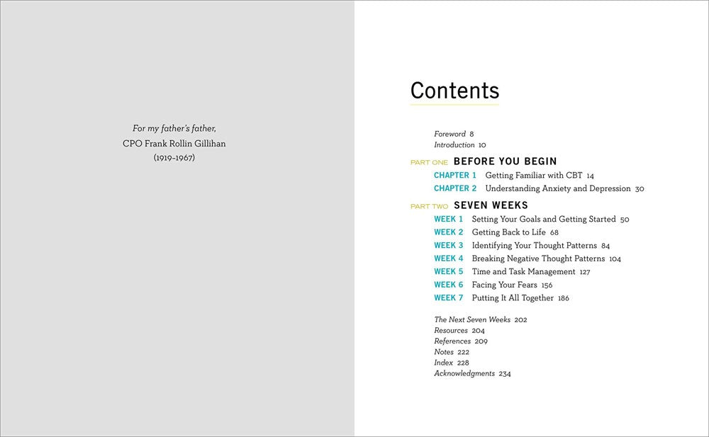 Retrain Your Brain: Cognitive Behavioral Therapy in 7 Weeks : A Workbook for Managing Depression and Anxiety
