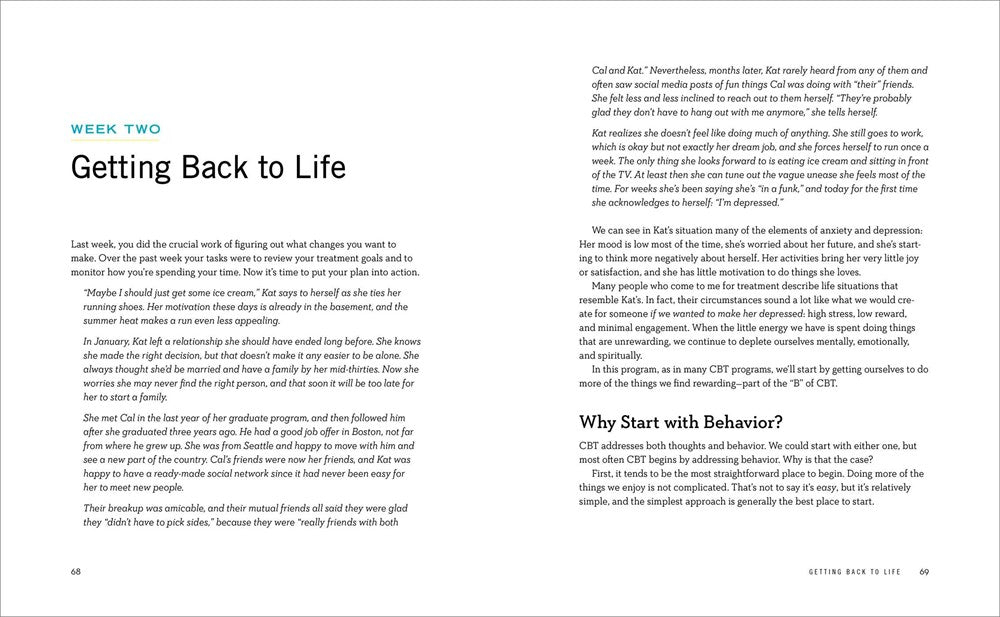 Retrain Your Brain: Cognitive Behavioral Therapy in 7 Weeks : A Workbook for Managing Depression and Anxiety