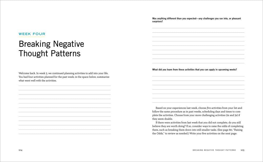 Retrain Your Brain: Cognitive Behavioral Therapy in 7 Weeks : A Workbook for Managing Depression and Anxiety