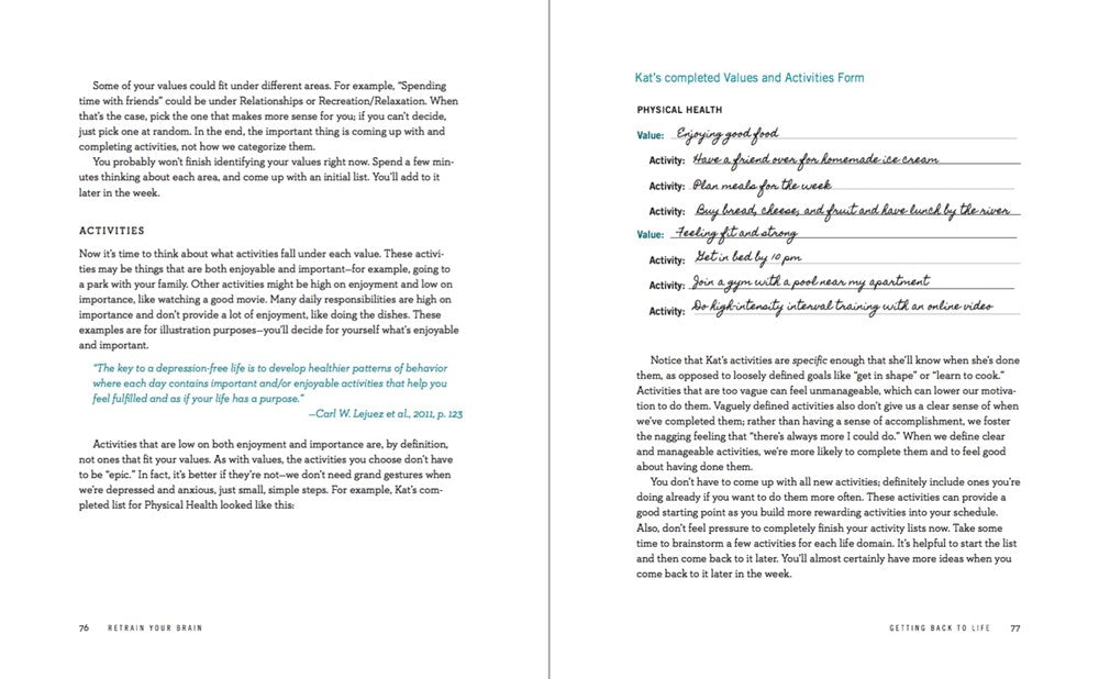 Retrain Your Brain: Cognitive Behavioral Therapy in 7 Weeks : A Workbook for Managing Depression and Anxiety