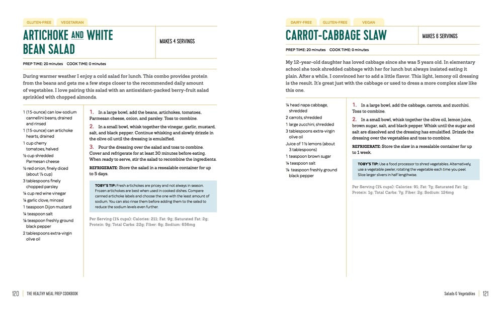 The Healthy Meal Prep Cookbook: Easy and Wholesome Meals to Cook, Prep, Grab, and Go