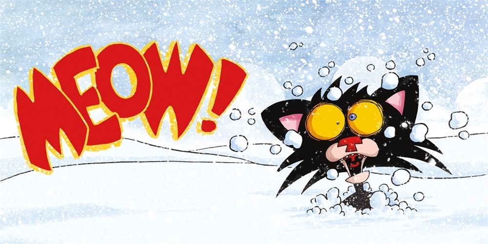 Bad Kitty Does Not Like Snow