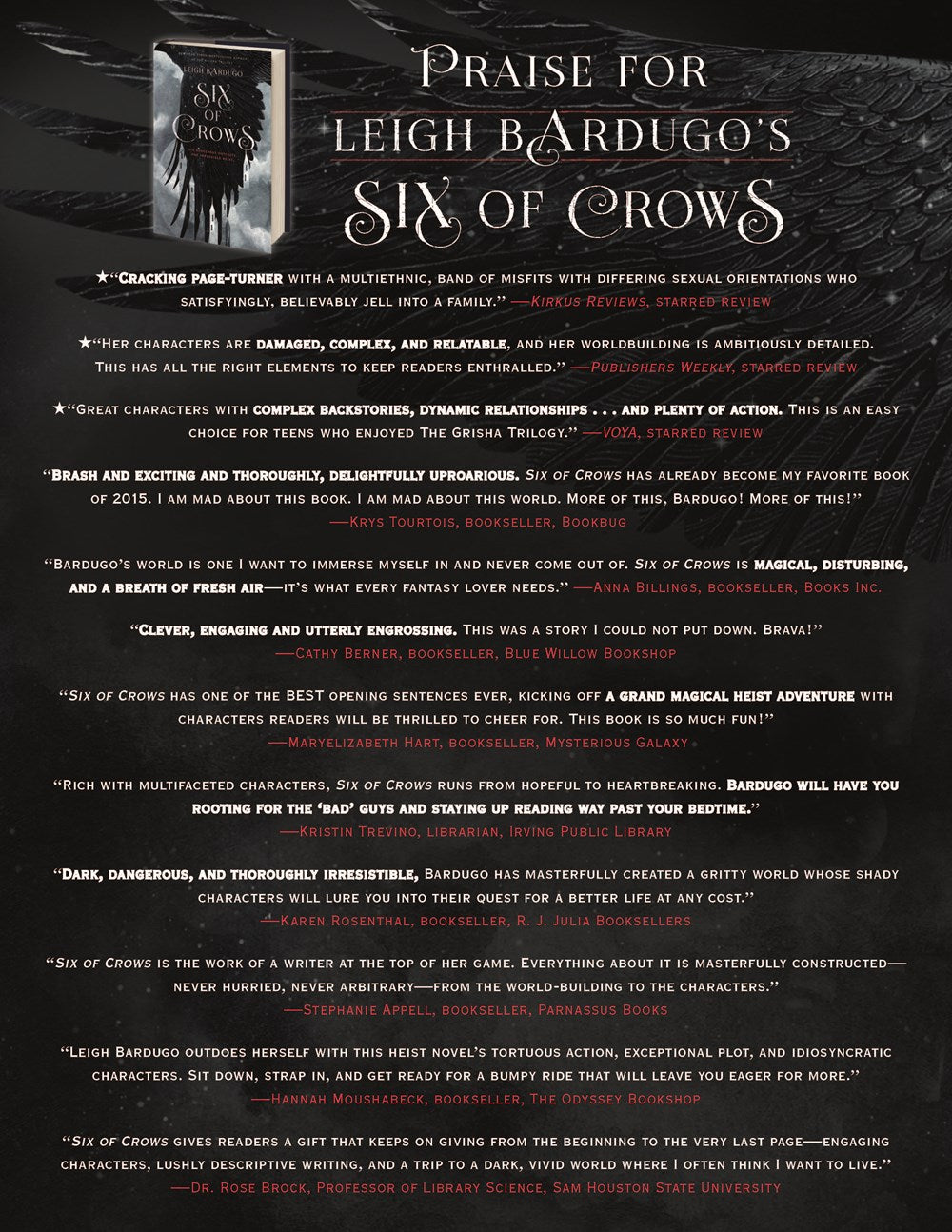 Six of Crows  (Media tie-in)
