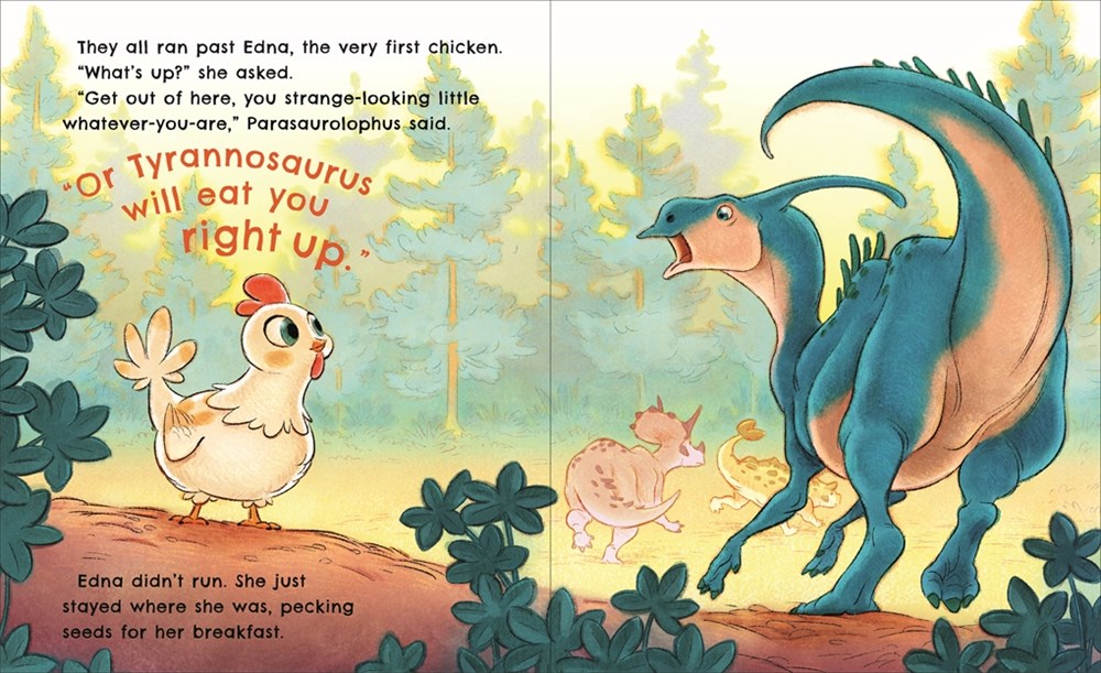 Tyrannosaurus Rex vs. Edna the Very First Chicken
