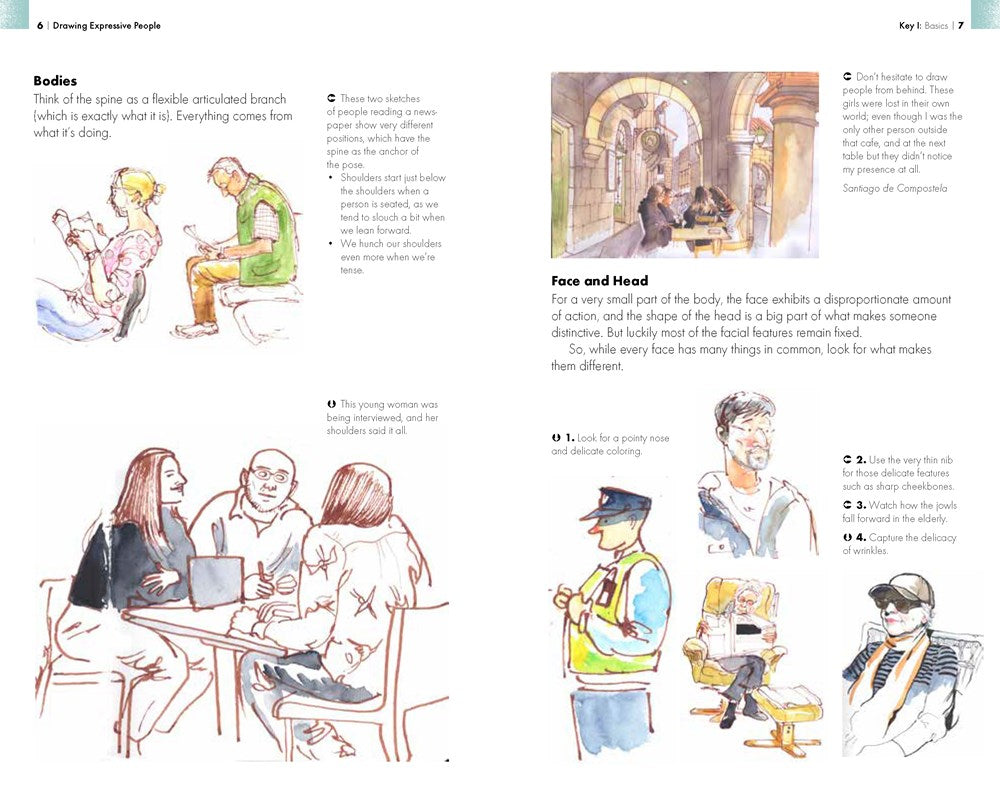 The Urban Sketching Handbook Drawing Expressive People